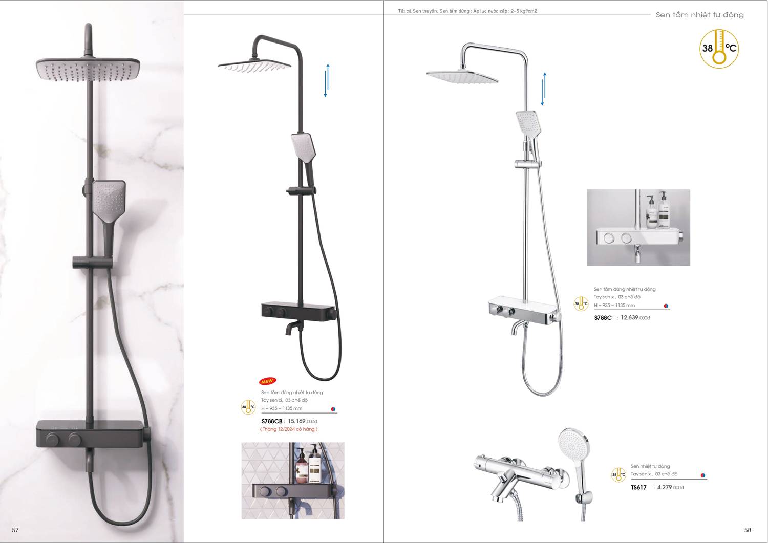Catalogue và Bảng giá Thiết bị vệ sinh Caesar mới nhất 2024 - 2025 /Page 29